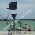 muelles pescadores en Progreso